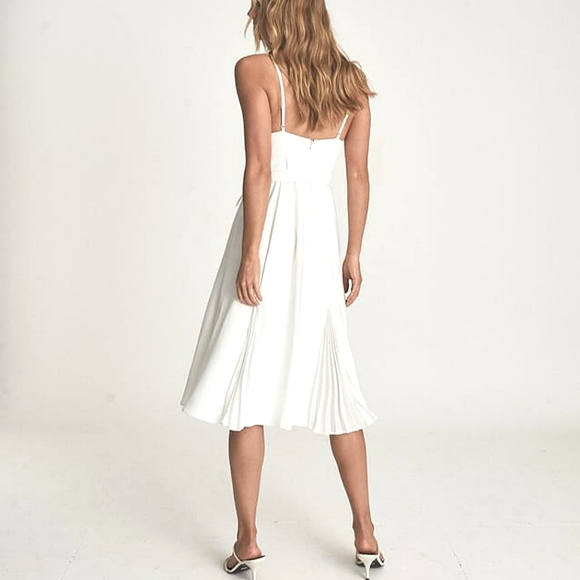 NWT REISS | Tamsyn Belted Midi Dress - Picture 3 of 5
